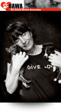 Janice and Puppy Embrace