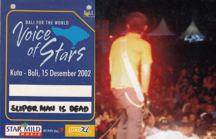 Penghujung 2002. SID menjadi salah satu grup paling dinanti di acara peringatan Bom Bali I. 
