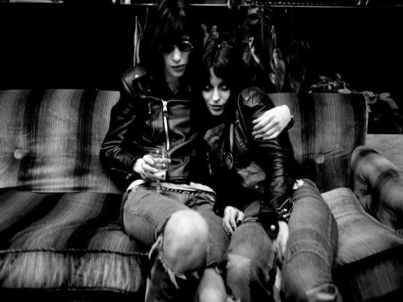 Joey Ramone dan Gaye Advert | Foto oleh Alain Dister Estate